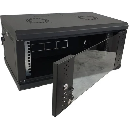 Настенный шкаф 19" ESERVER ES-Е650B (6U, 600x350мм, RAL9005)