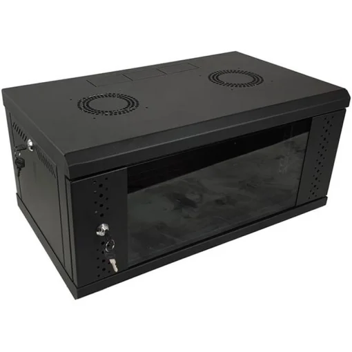 Настенный шкаф 19" ESERVER ES-Е650B (6U, 600x350мм, RAL9005)