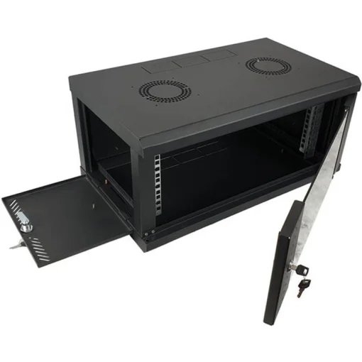 Настенный шкаф 19" ESERVER ES-Е650B (6U, 600x350мм, RAL9005)