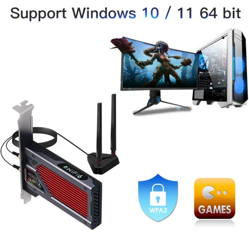 Wi-Fi адаптер FENVI FV-AXE3000RGB Gaming (Intel AX210)