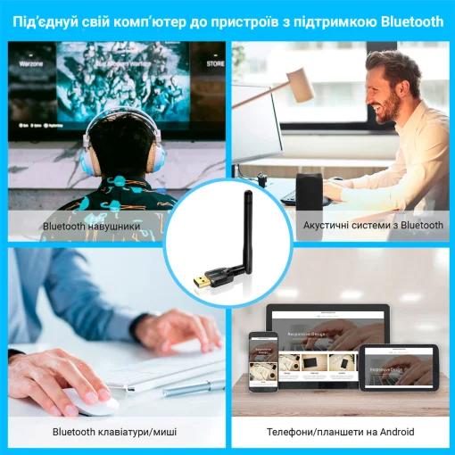 Bluetooth адаптер GRAND-X BT50S