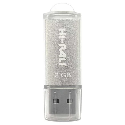 Флешка HI-RALI Rocket Series 2GB Silver (HI-2GBRKTSL)