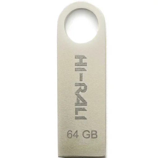 Флешка HI-RALI Shuttle Series Silver 64GB (HI-64GBSHSL)