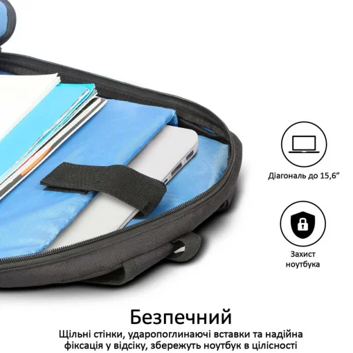 Рюкзак для ноутбука 15.6" PROMATE Alpha-BP Black