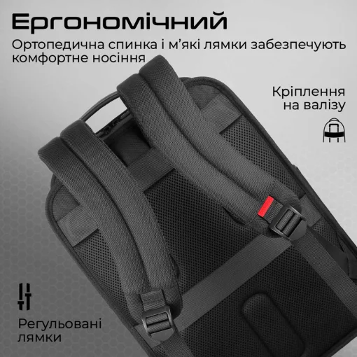 Рюкзак для ноутбука 15.6" PROMATE Paramount BP Black