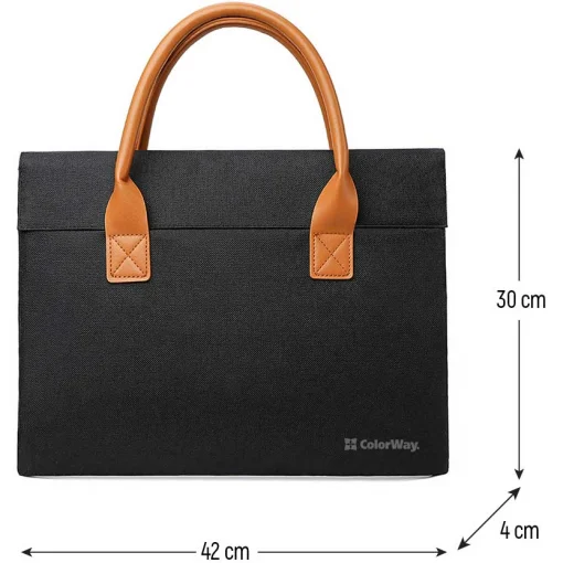 Сумка для ноутбука 15.6" COLORWAY Stylish Black (CW-LBS156-BK)