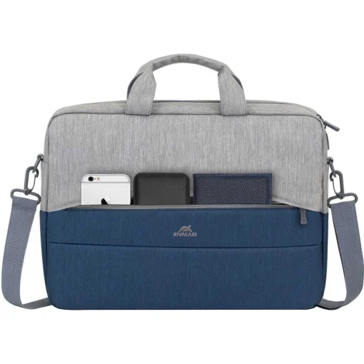 Сумка для ноутбука 15.6" RIVACASE Prater 7532 Grey/Dark Blue