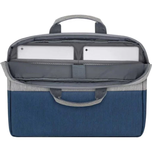 Сумка для ноутбука 15.6" RIVACASE Prater 7532 Grey/Dark Blue