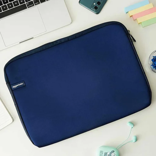 Чохол для ноутбука 15.6" AMAZON Basics Sleeve Navy Blue (B01EFMIL4U)