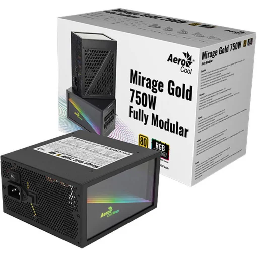 Блок живлення 750W AEROCOOL Mirage Gold 750 Fully Modular (ACPG-MF75FEC.11)