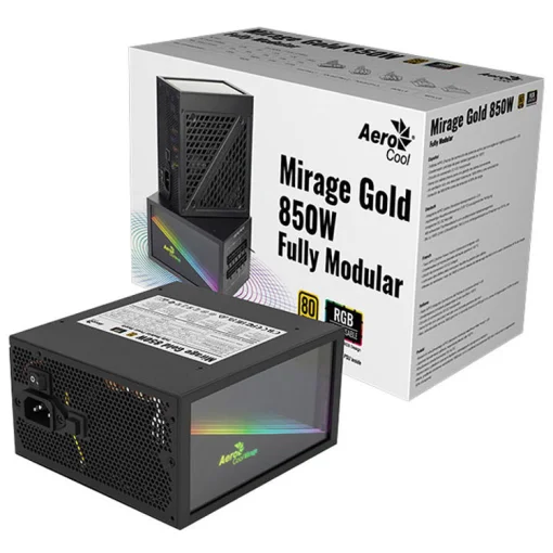 Блок живлення 850W AEROCOOL Mirage Gold 850 Fully Modular (ACPG-MF85FEC.11)
