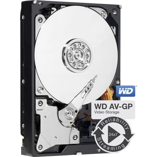 Накопитель HDD SATA 2.0Tb WD, 64Mb, Caviar AV-GP (WD20EURX) Refurbished