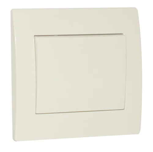 Вимикач SVEN Home SE-103 прохідний двополюсний одинарний прихованого типу слонова кістка