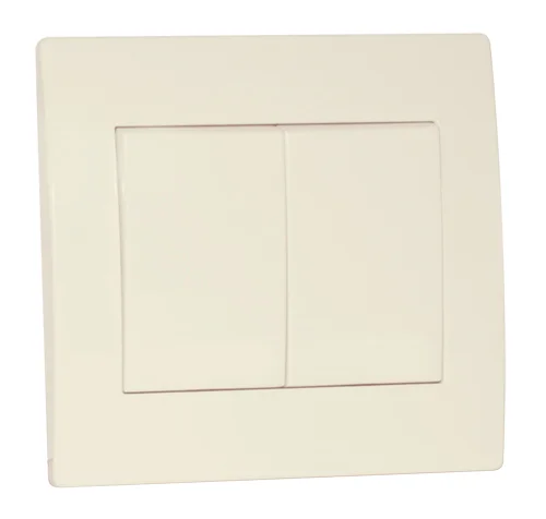 Вимикач SVEN Home SE-104 подвійний прихованого типу слонова кістка