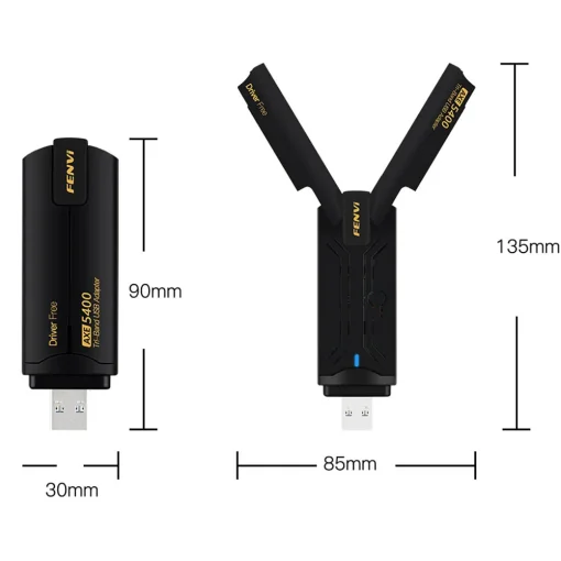 Wi-Fi адаптер FENVI FU-AXE5400 EX (RTL8832CU)