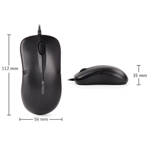 Мышь A4TECH OP-560NU Black