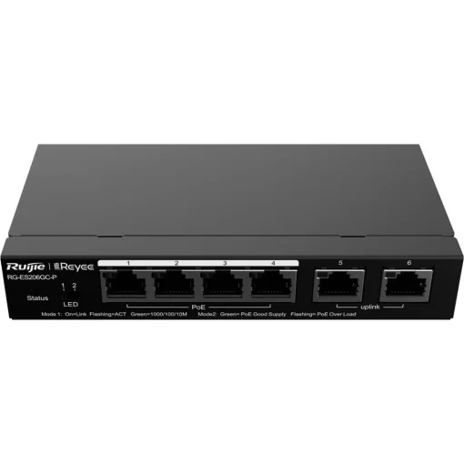 Комутатор RUIJIE REYEE RG-ES206GC-P