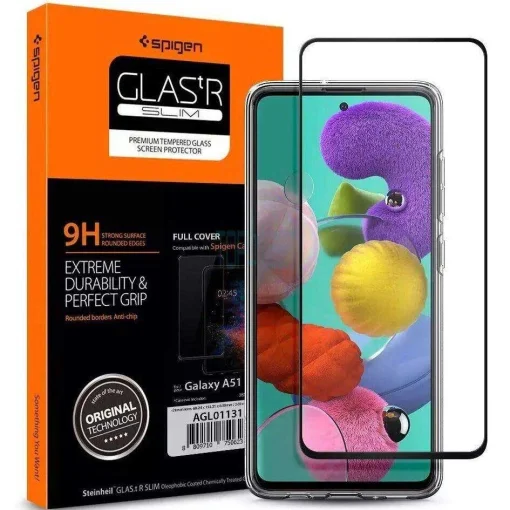 Защитное стекло SPIGEN Glas.tR Slim для Samsung Galaxy A51 SM-A515 Black (AGL01372)