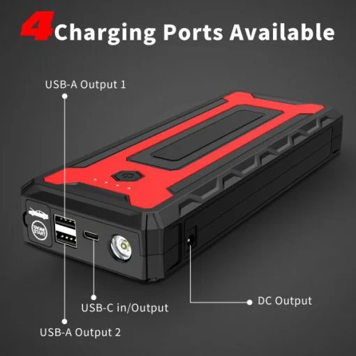 Портативний пускозарядний пристрій CHOETECH TC0009 16000mAh