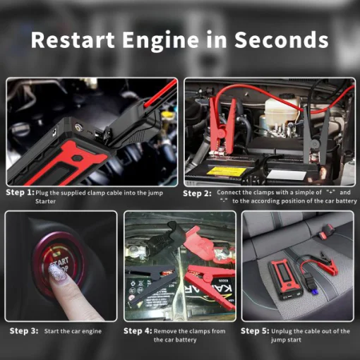 Портативний пускозарядний пристрій CHOETECH TC0009 16000mAh