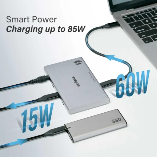 Док-станція EDIMAX TD-405BP 5-in-1 Thunderbolt 4 85W Power Delivery