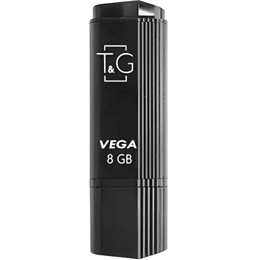 Флешка T&G 121 Vega Series  8GB USB 2.0 Black (TG121-8GBBK)