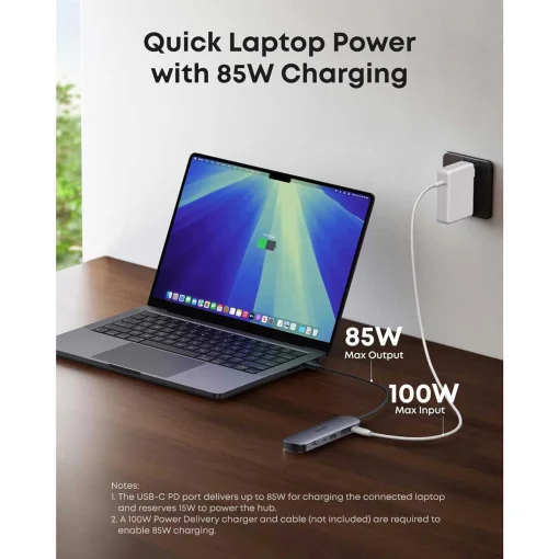 Порт-реплікатор ANKER 7-in-1 Nano USB-C Hub (A83D2HA1)