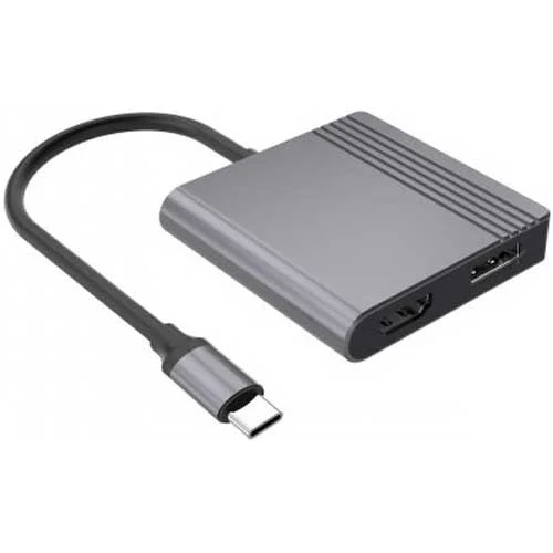 Порт-репликатор CABLEXPERT 2-in-1 USB-C to HDMI/DP (A-CM-HDMIFDPF-01)