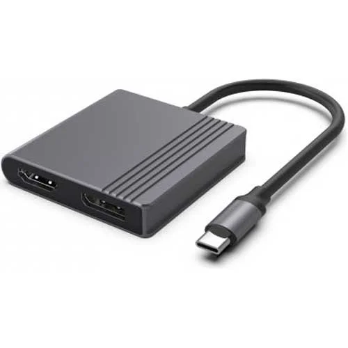 Порт-репликатор CABLEXPERT 2-in-1 USB-C to HDMI/DP (A-CM-HDMIFDPF-01)