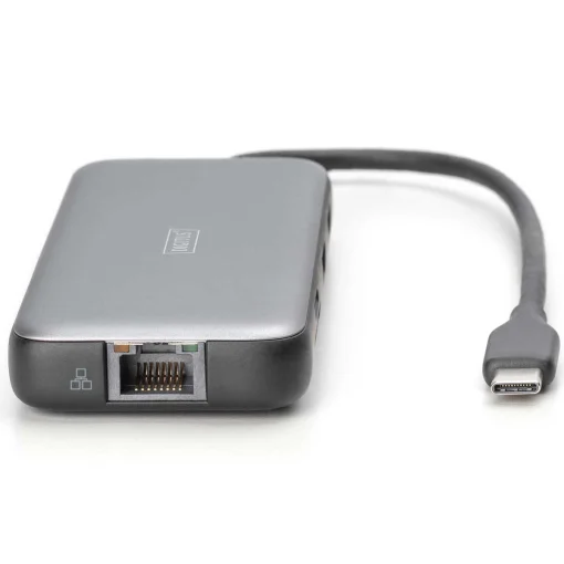 Порт-реплікатор DIGITUS USB-C 8-port Docking Station (DA-70915)