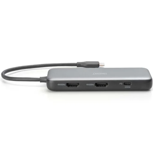 Порт-реплікатор DIGITUS USB-C 8-port Docking Station (DA-70915)