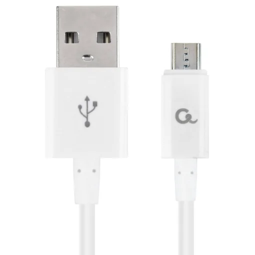 Кабель CABLEXPERT Premium USB-A 2.0/Micro-B (M/M) White 2м (CC-USB2P-AMmBM-2M-W)