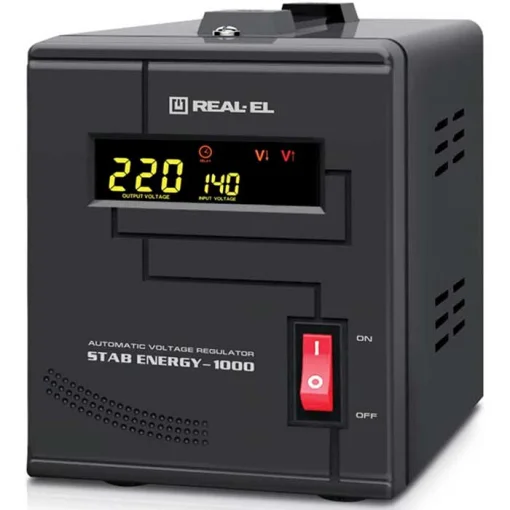 Стабілізатор напруги REAL-EL Stab Energy-1000