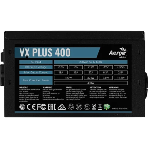 Блок живлення 400W AEROCOOL VX Plus 400 Bulk (ACPN-VS40NEY.11)