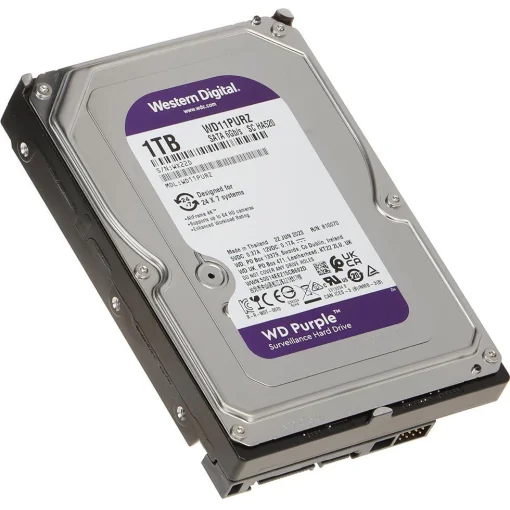 Жесткий диск 3.5" WD Purple 1TB SATA/64MB (WD11PURZ)