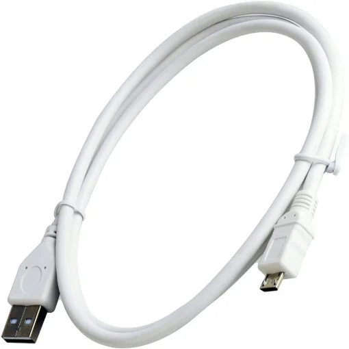 Кабель CABLEXPERT USB-A 2.0/Micro-B (M/M) White 0.5м (CCP-mUSB2-AMBM-W-0.5M)